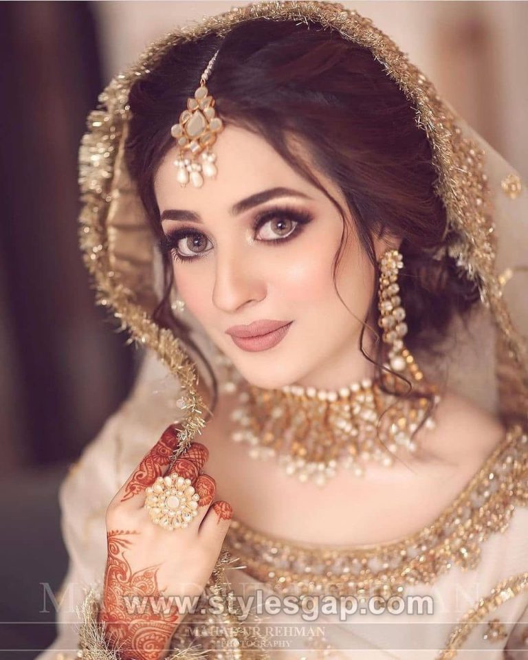 Nikkah Bridal hairstyles - Latest Pakistani Bridal Hairstyles Wedding ...