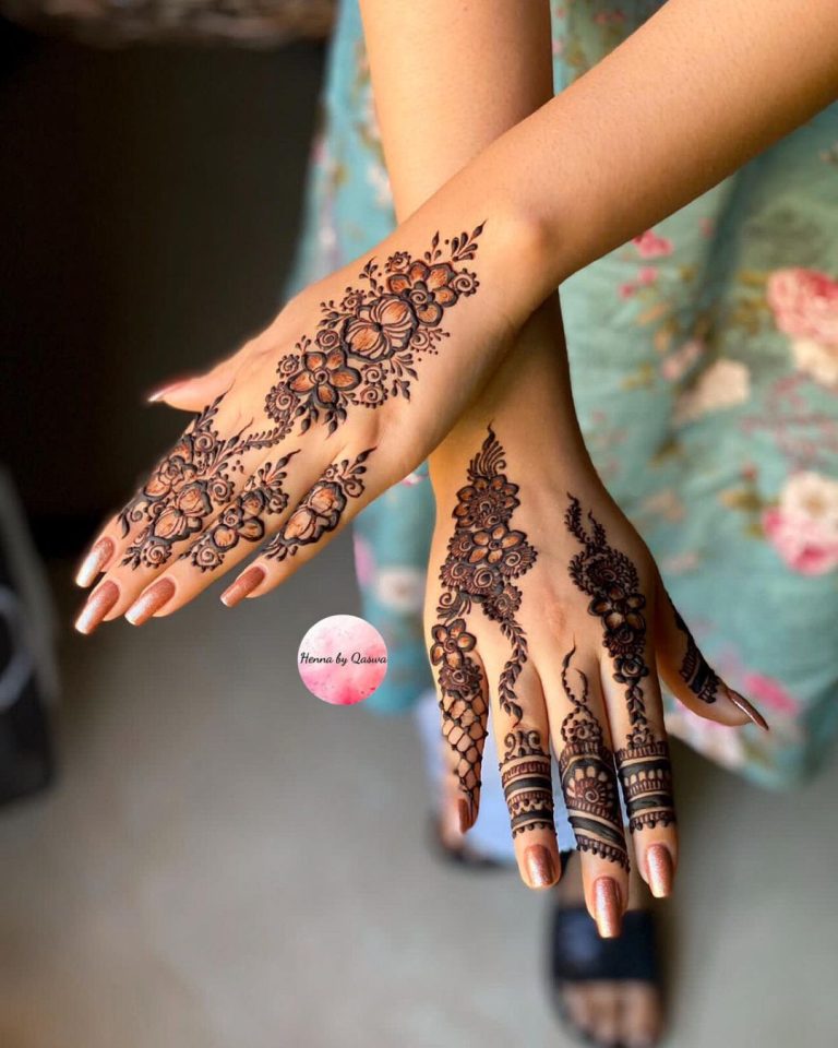 Floral Mehndi Designs (10) - StylesGap.com